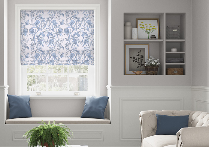 Linley, Larkspur - Twist&Fit Roman Blind - Image 3